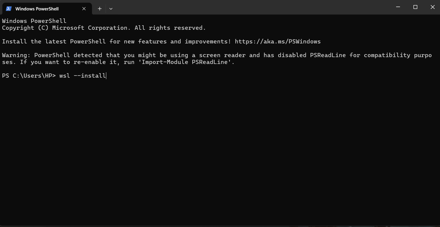 wsl command on windows